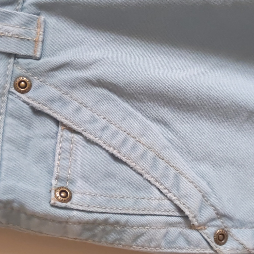 Slate Blue Capris - Picture 3 of 9